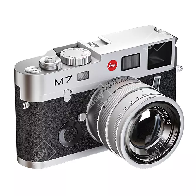 Leica M7 Film Camera: Precision in Compact Form 3D model image 1