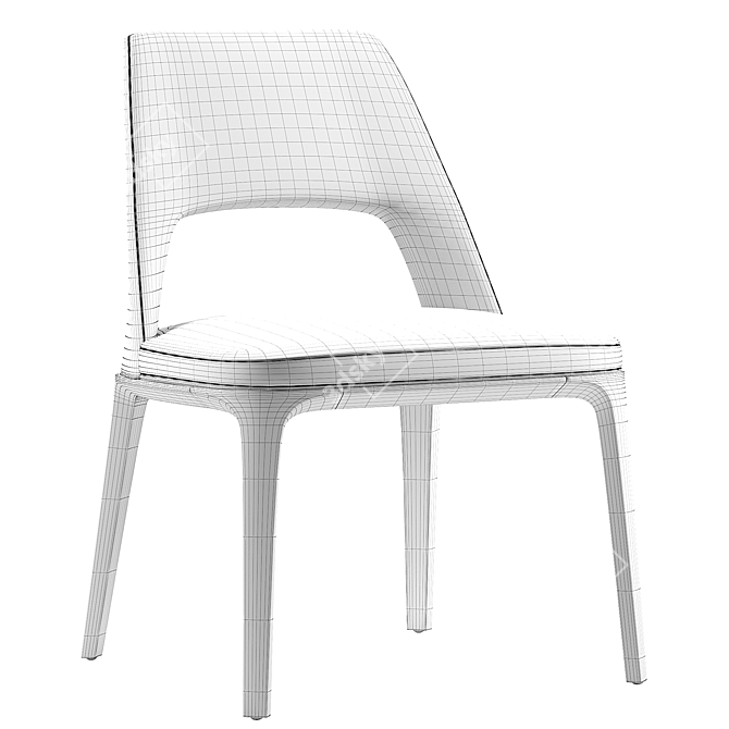 Poliform Sophie Lite Chair 3D model image 5