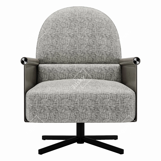 Italian Design: Ditra High-Back Chair 3D model image 2