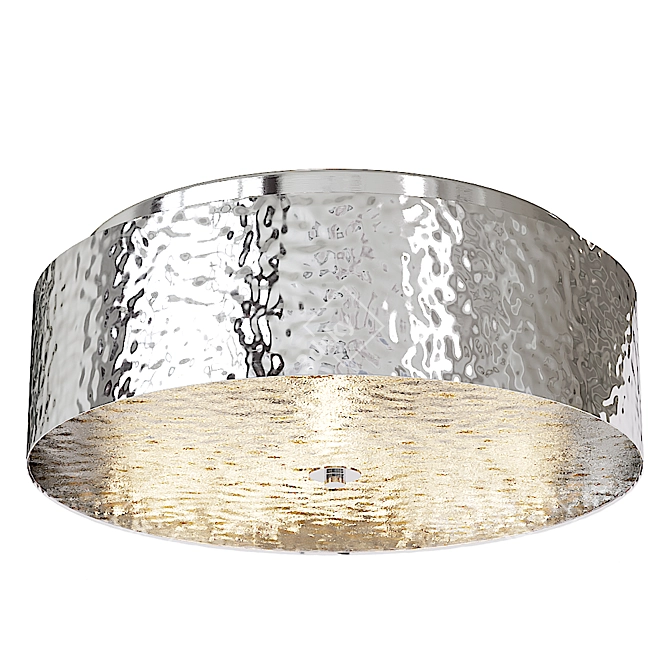 Maytoni Ripple MOD096CL-03CH Ceiling Lamp: Stylish and Modern 3D model image 1