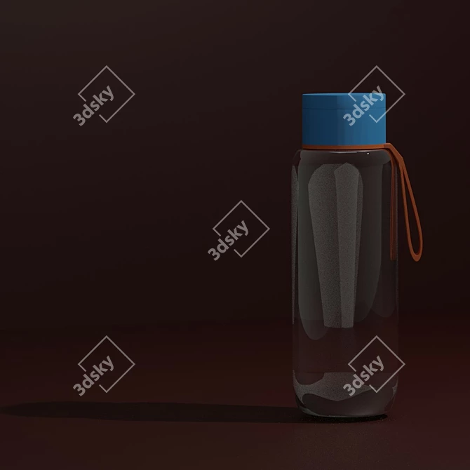 Poly Bottle: Game & Animation Ready 3D model image 1