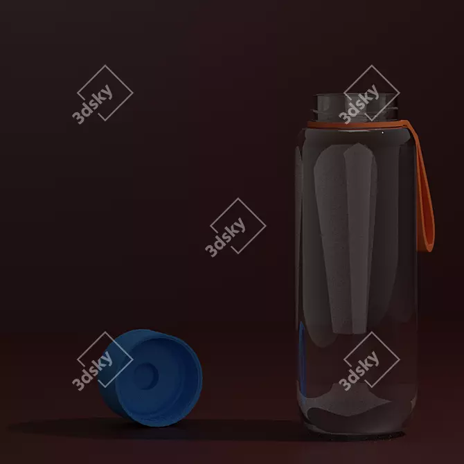 Poly Bottle: Game & Animation Ready 3D model image 5