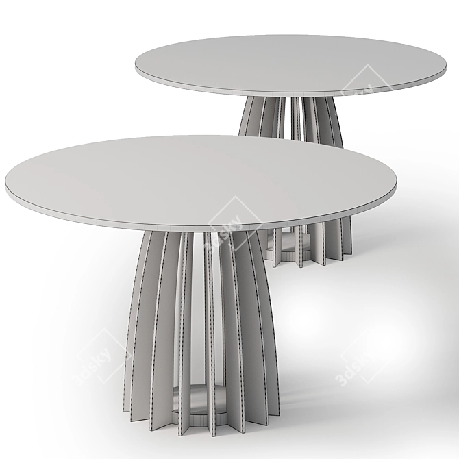 Echelons Icone Table: Modern Design, Meticulous Craftsmanship 3D model image 3