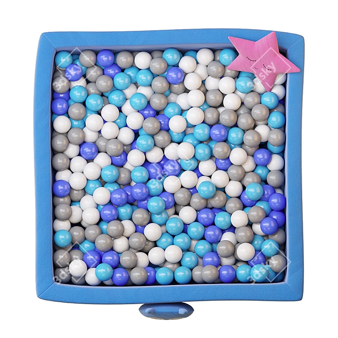 Square Ball Pool - Fun and Functional! 3D model image 3