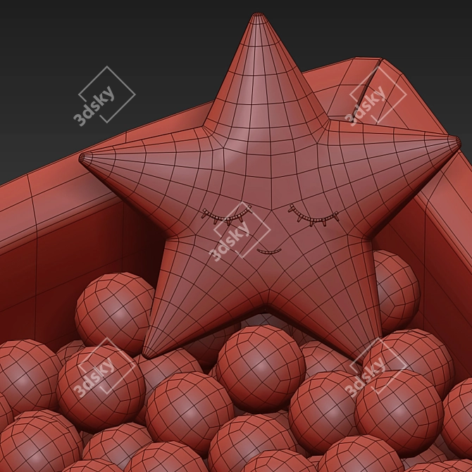 Square Ball Pool - Fun and Functional! 3D model image 6