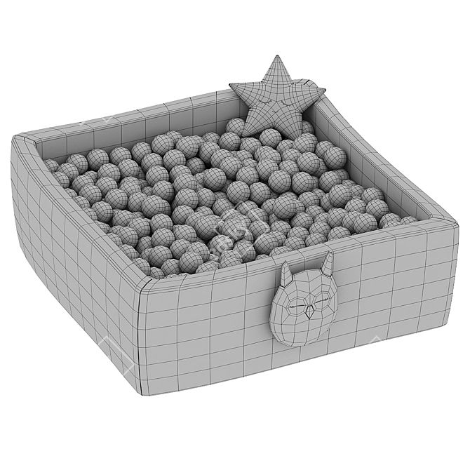 Square Ball Pool - Fun and Functional! 3D model image 14