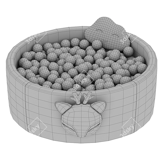 Round Ball Pool: Fun and Fabulous! 3D model image 14