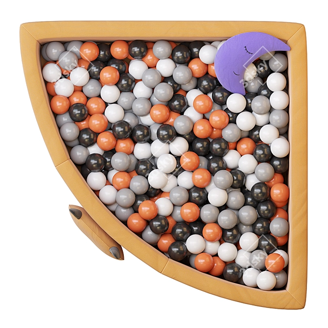 Corner Ball Pool: Interactive Fun for Kids 3D model image 14