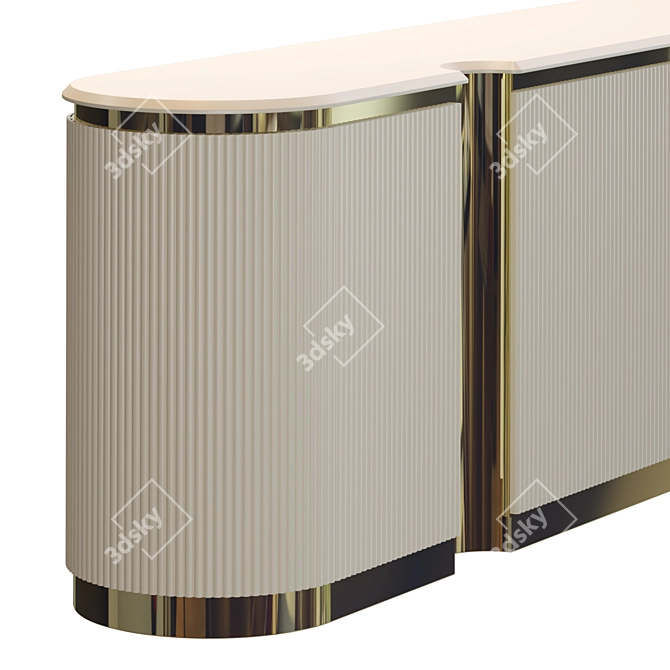 Luxury Gucci Chest of Drawers 3D model image 2