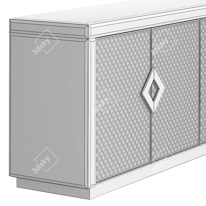 Noir Chest of Drawers 3D model image 3