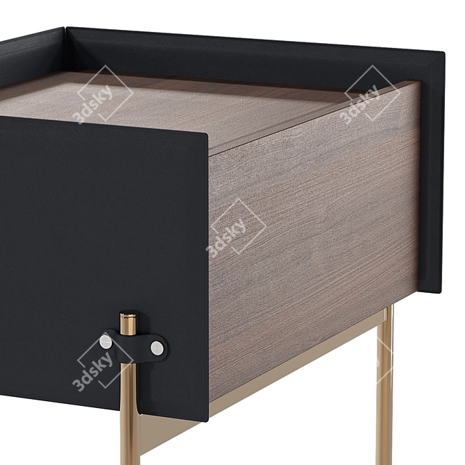 Luxury Aston Martin Bedside Table 3D model image 8