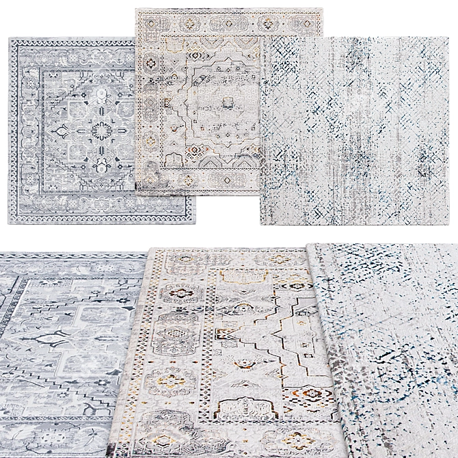 Square Rugs | Variety of Sizes 3D model image 1