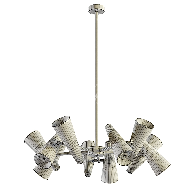 Modern Maytoni Giro Hanging Lamp 3D model image 2