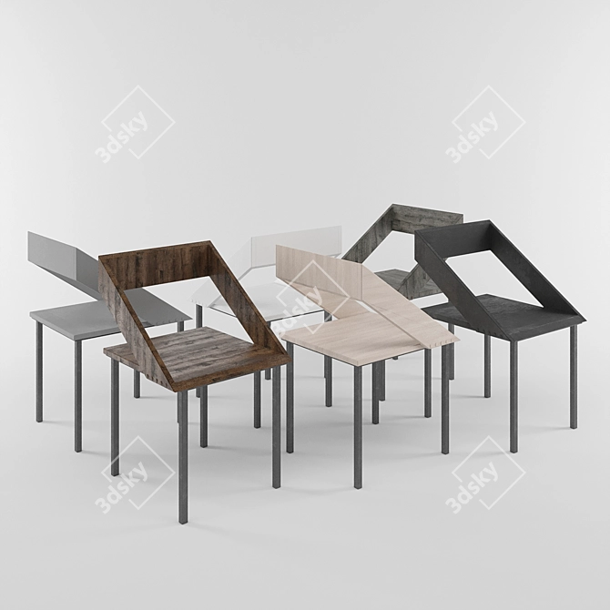 Modern Chair Archpole 3D model image 3