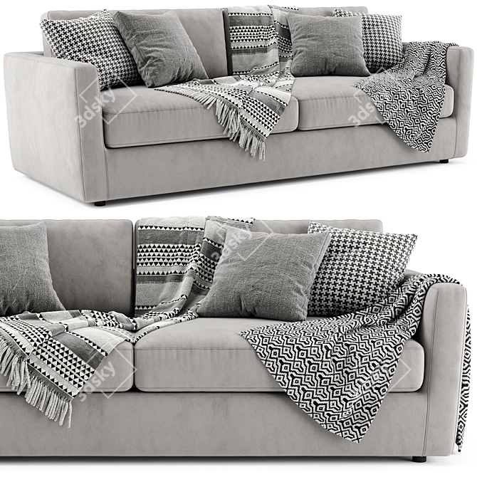 Modern Linteloo Winston 2-Seater Sofa 3D model image 1