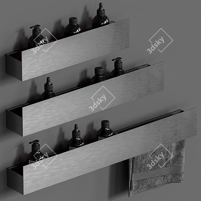 Boca Line Bathroom Shelf 3D model image 7