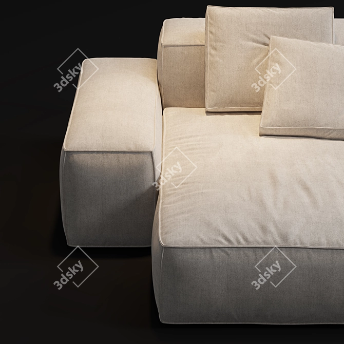 Modular Sofa Boca Navi 3D model image 4