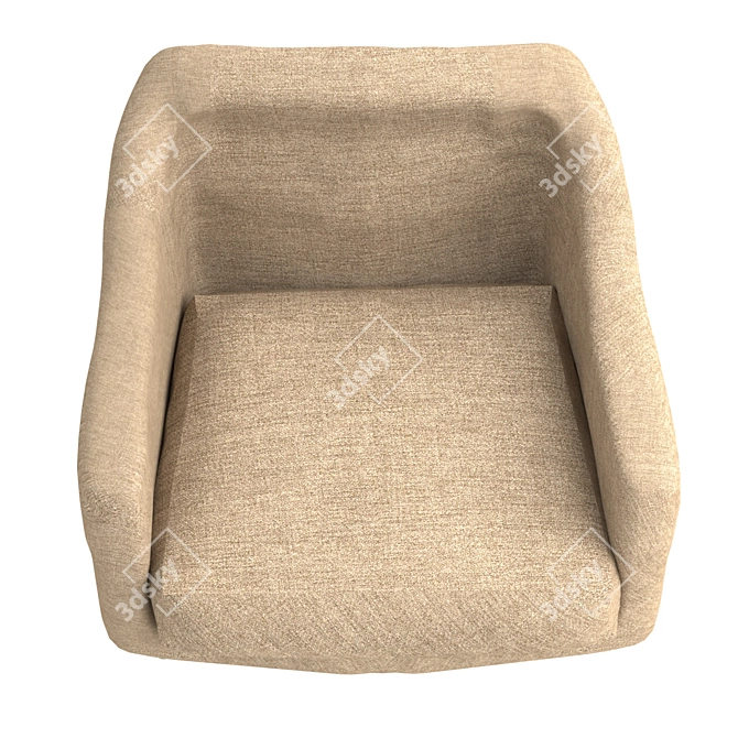 Timeless Elegance: Classic Armchair 3D model image 5