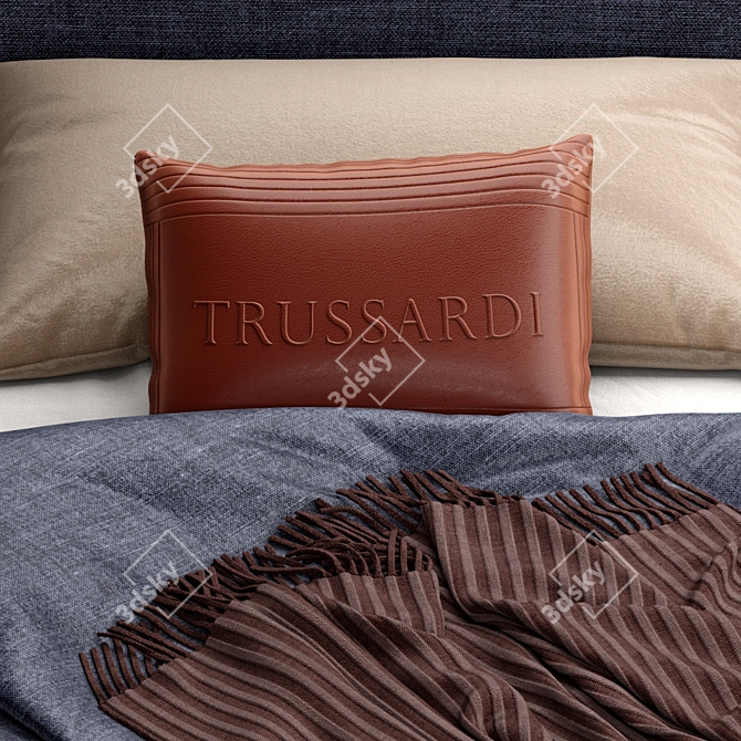 Title: Trussardi Deven Bed - Exquisite Luxury 3D model image 2