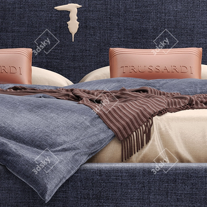 Title: Trussardi Deven Bed - Exquisite Luxury 3D model image 5