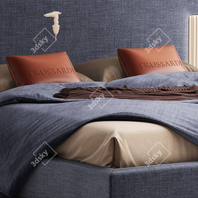 Title: Trussardi Deven Bed - Exquisite Luxury 3D model image 6