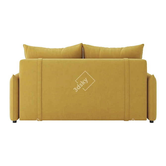 Floris 2-Seater Sofa: Elegant, Stylish, Modern 3D model image 5