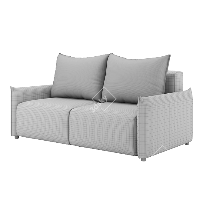 Floris 2-Seater Sofa: Elegant, Stylish, Modern 3D model image 6