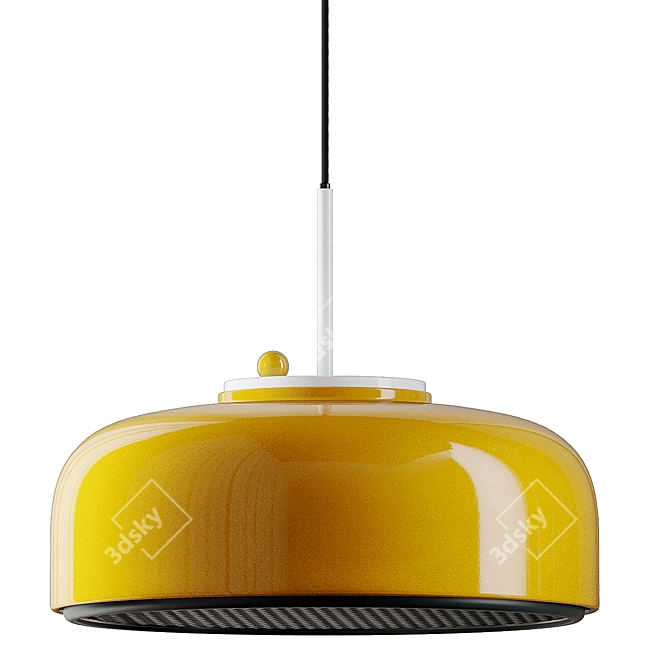 PODGY Aluminum Pendant Lamp: Stylish Illumination for Any Space 3D model image 3