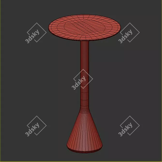 Modern Hay Bar Set: Table & Stools 3D model image 7