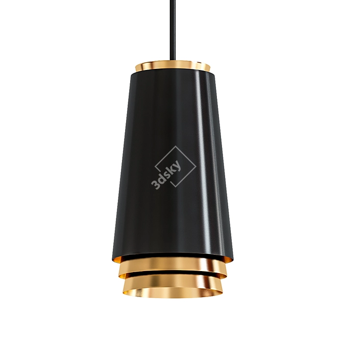 Fahrenheit Modern Lighting Fixture 3D model image 1