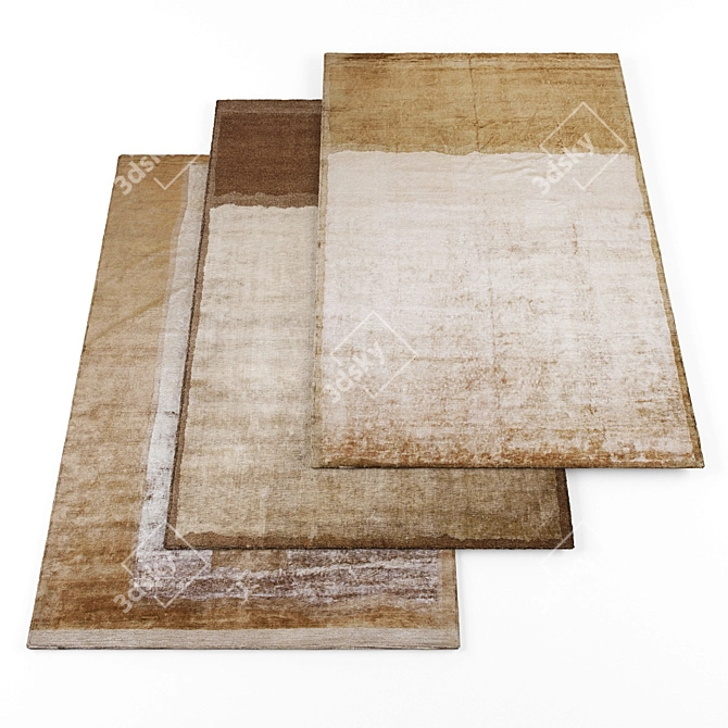 Modern Rugs Set (6pcs) 3D model image 1