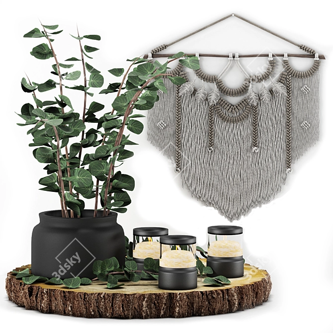 Elegant Decor Set: Versatile & High Quality 3D model image 1