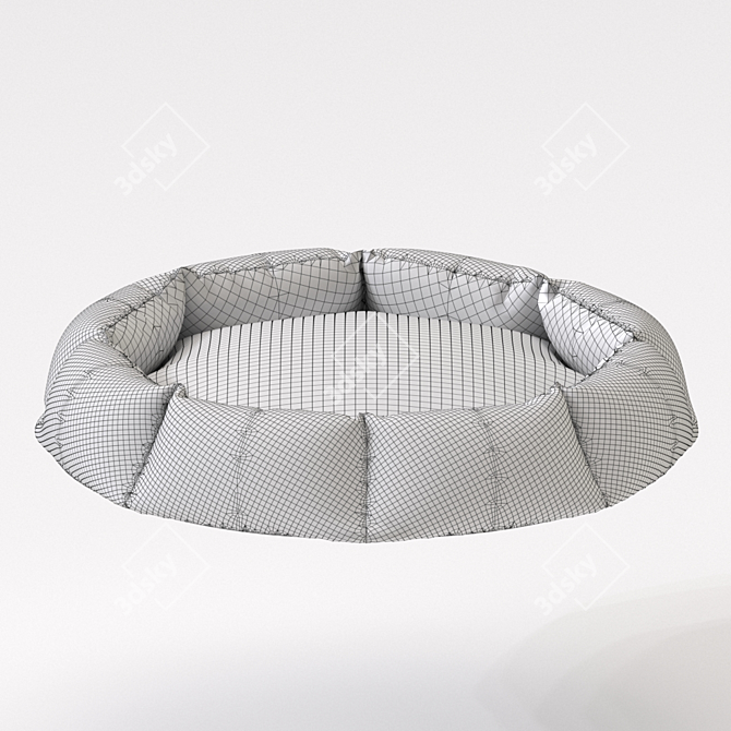 Cozy Pet Bumpers: Ultimate Comfort for Dogs and Cats! 3D model image 6