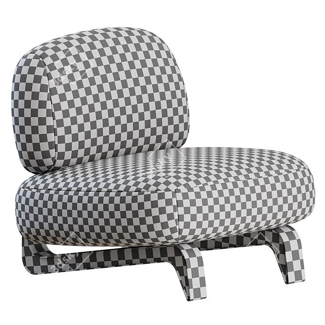 Luxury Vao Armchair: Paolo Castelli 3D model image 2