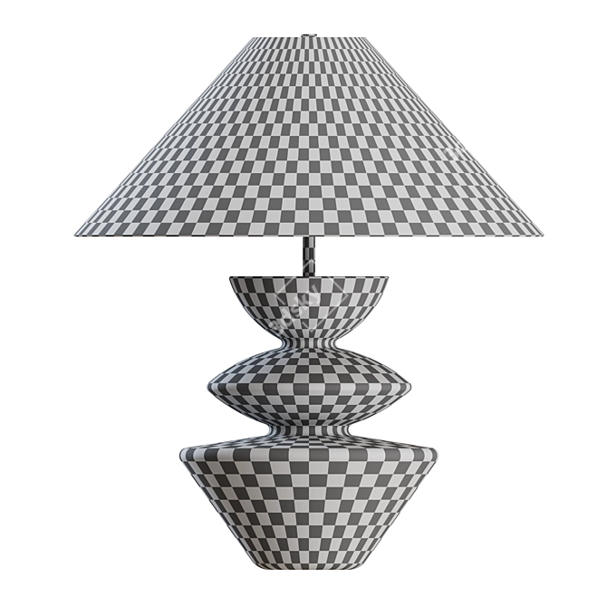 Dual-Faced Janus Lamp 3D model image 3