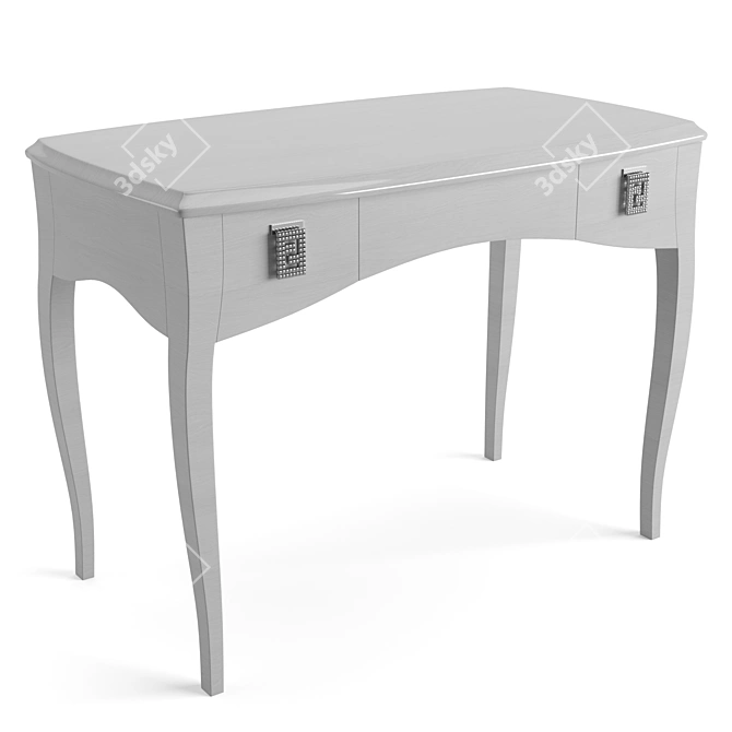 Fendi Casa Canova Beauty Desk: Sleek Elegance for your Vanity 3D model image 2