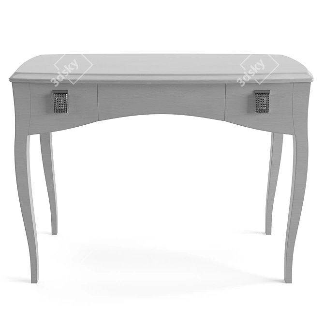 Fendi Casa Canova Beauty Desk: Sleek Elegance for your Vanity 3D model image 3