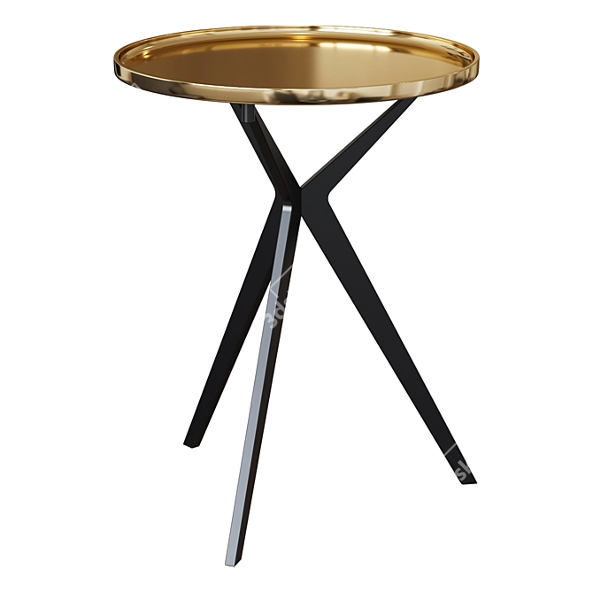 Elegant Finesse Coffee Table 3D model image 1