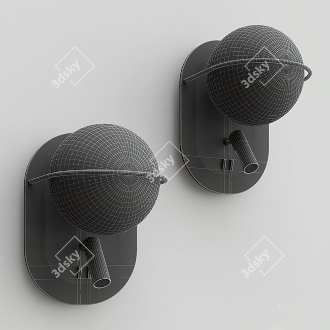 Swivel Skin Wall Lamp 3D model image 2