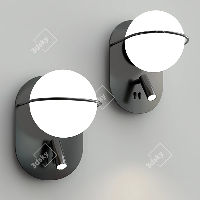 Swivel Skin Wall Lamp 3D model image 4