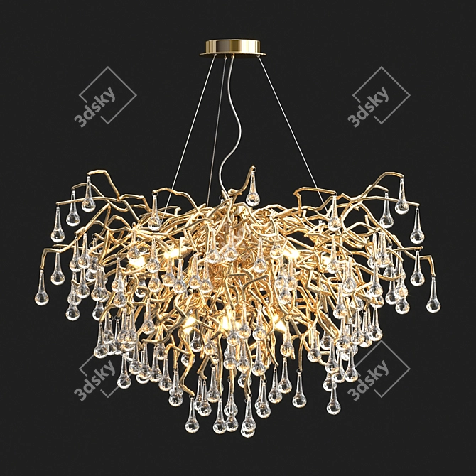 Elegant Lighting Perfection: Marian Chandelier 3D model image 1