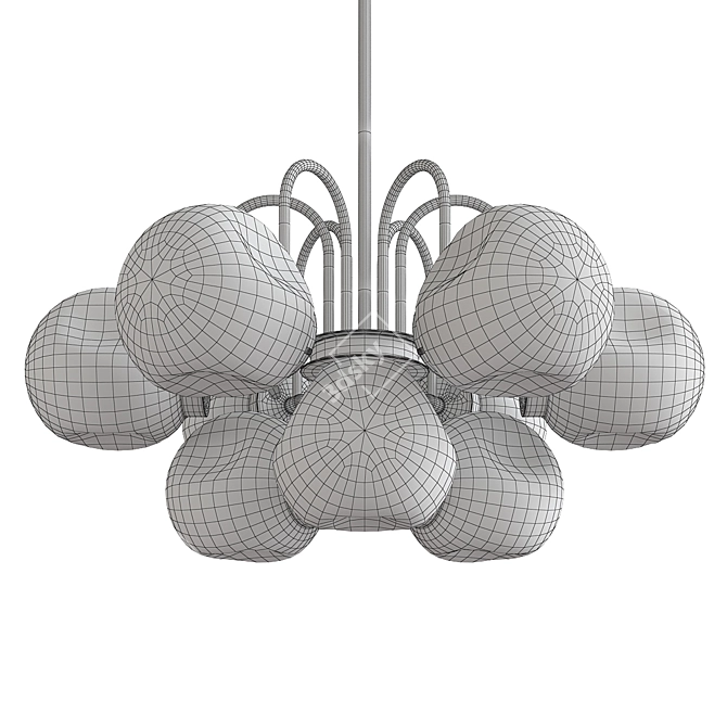 Carlo Nason Chandelier: Elegant Illumination 3D model image 2