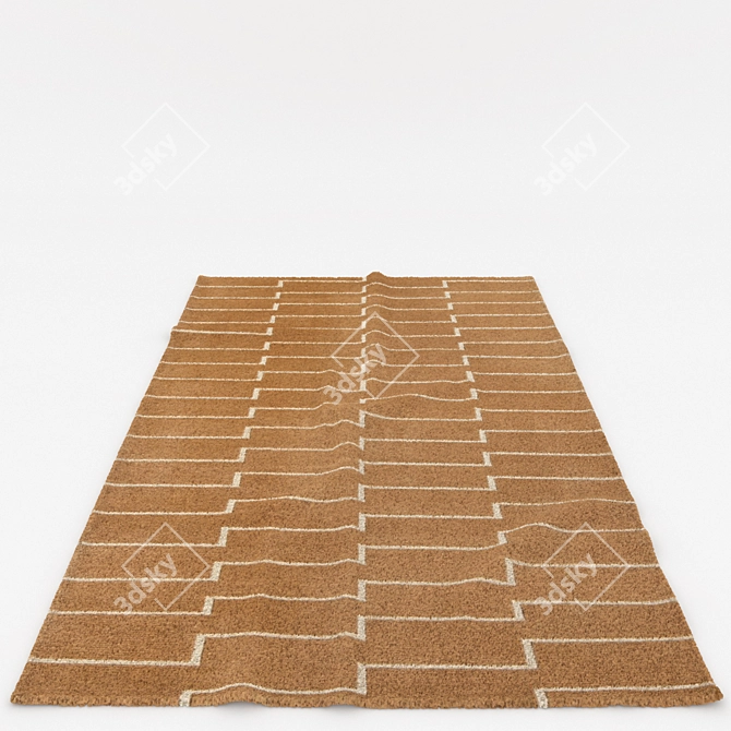 Versatile Rug Set - 6 Unique Designs 3D model image 6