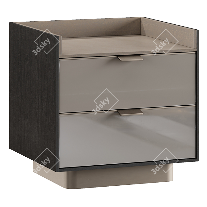 Luxurious Contemporary Storage Units 3D model image 1