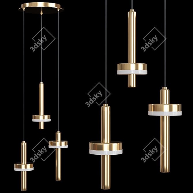 Elegant Design Lamp: FALKA MORE 3D model image 1