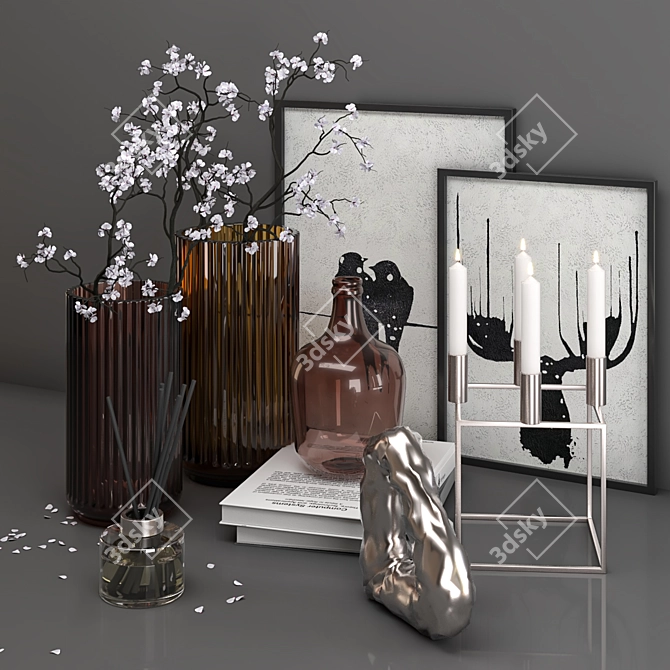 AR Studio Decor Collection 3D model image 2