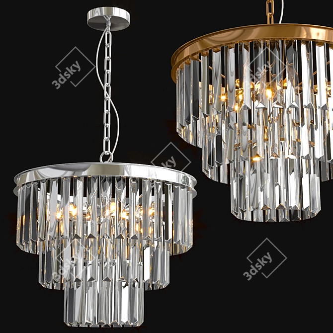 Revero Pendant Lamp: Elegant and Versatile 3D model image 2