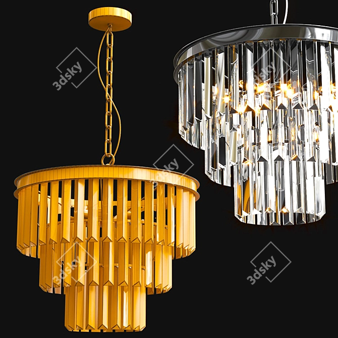 Revero Pendant Lamp: Elegant and Versatile 3D model image 4