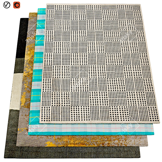 Luxury Collection | High-Quality Carpets 3D model image 1