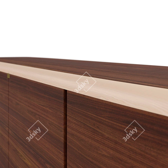 Giorgetti BULL Sideboard: Iconic Elegance 3D model image 3